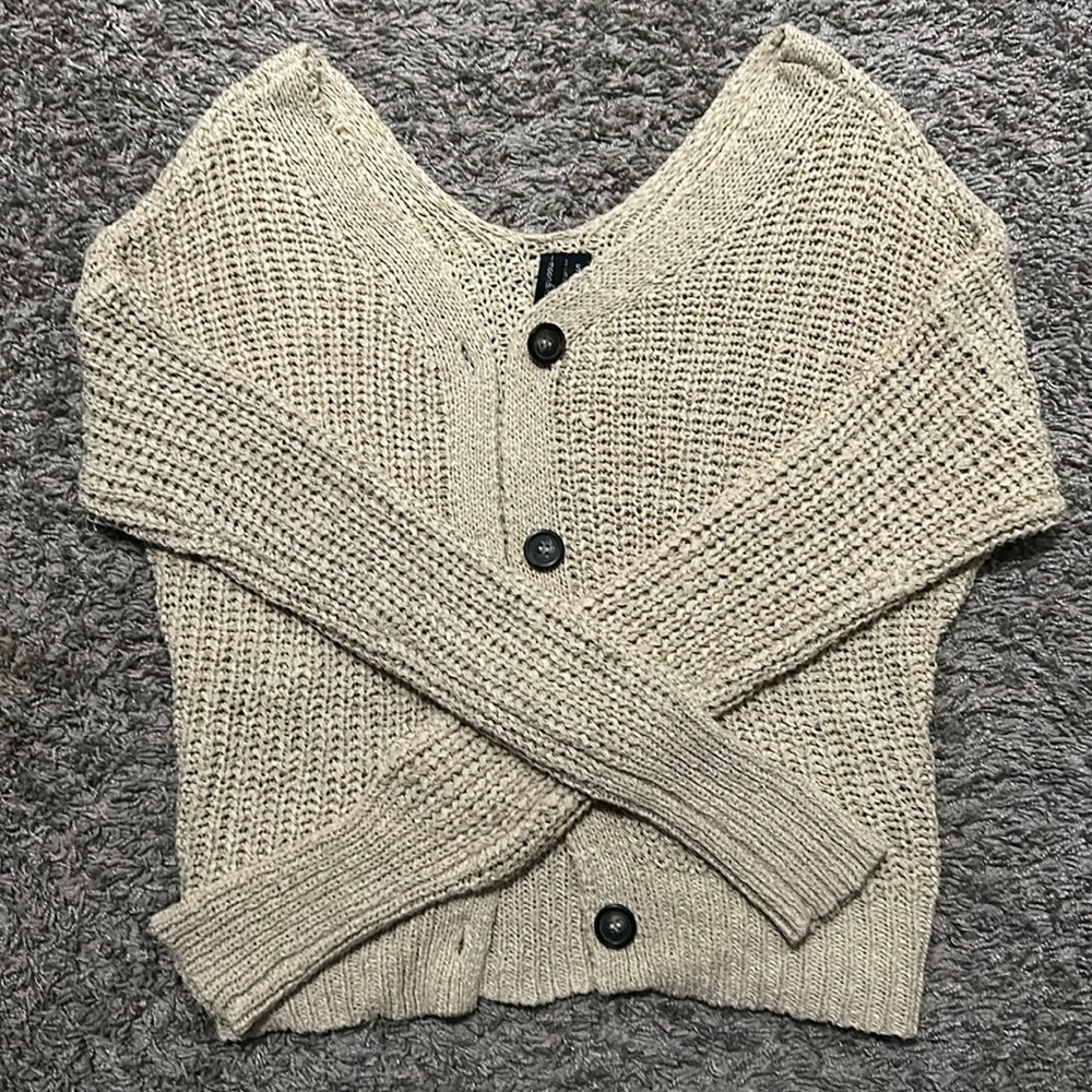 Cream Sweater Size S